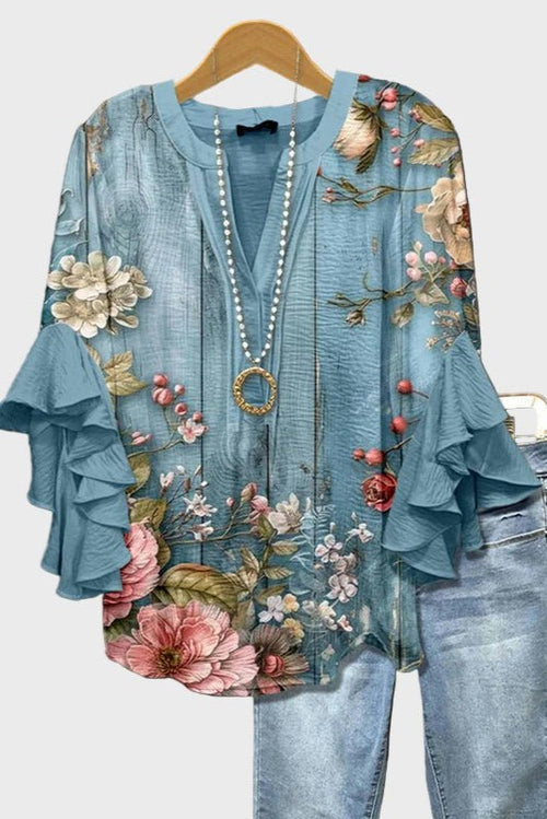 Alberte | Lyseblå bluse