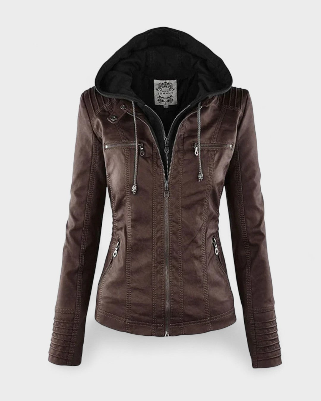 Alberte™ | Læderjakke