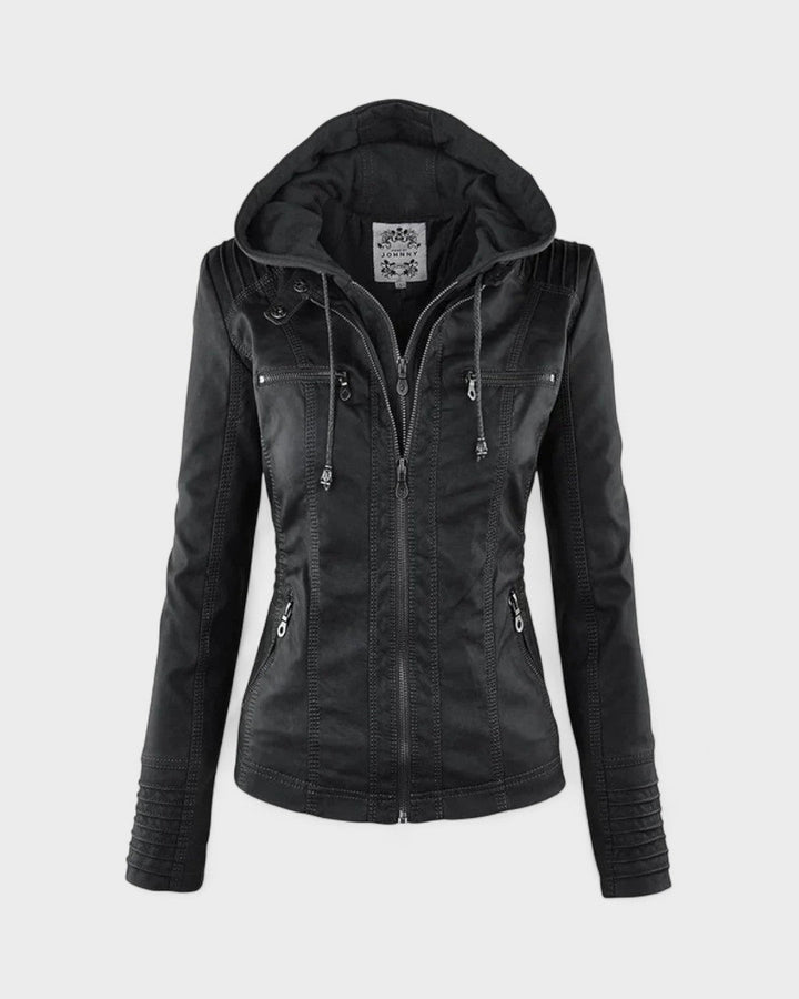 Alberte™ | Læderjakke