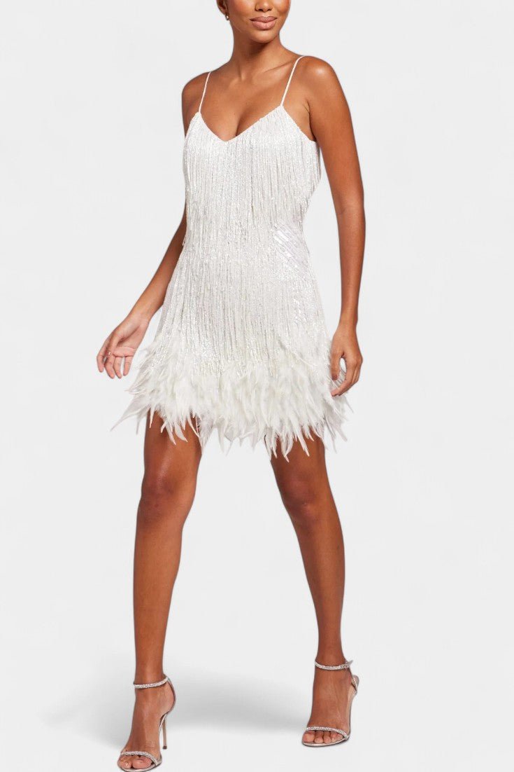 Bodil | Mini Fjerkjole