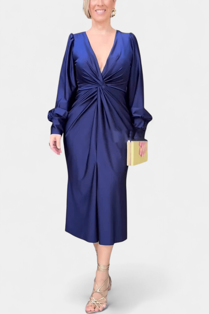 Bodil | Tidløs V-halskjole