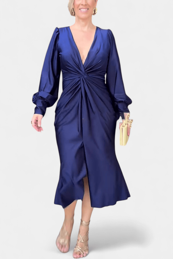 Bodil | Tidløs V-halskjole