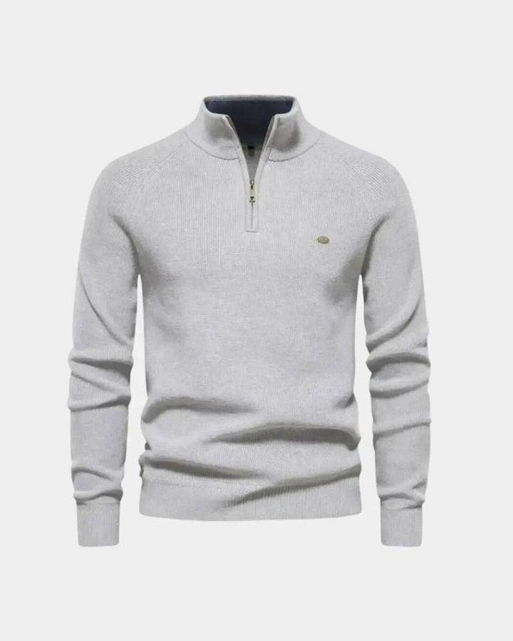 Christian™ | Sweater med Lynlås