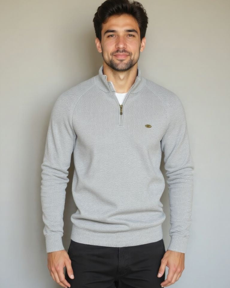 Christian™ | Sweater med Lynlås