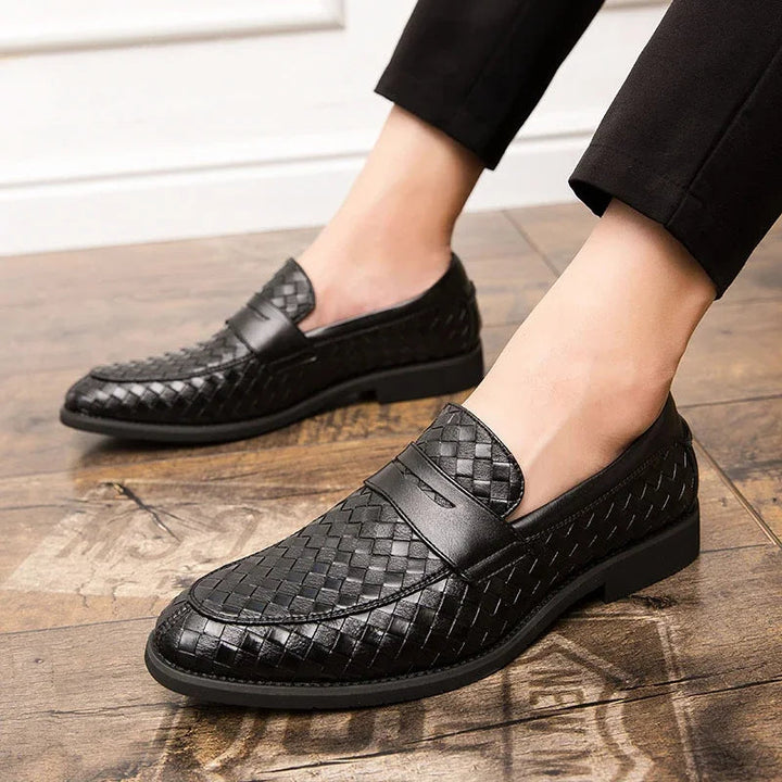 Elegant Vævede Loafers
