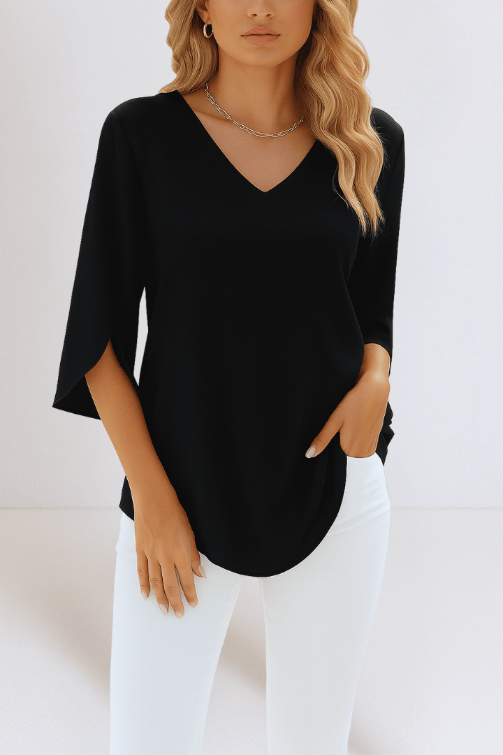 Emilie | V-hals Bluse