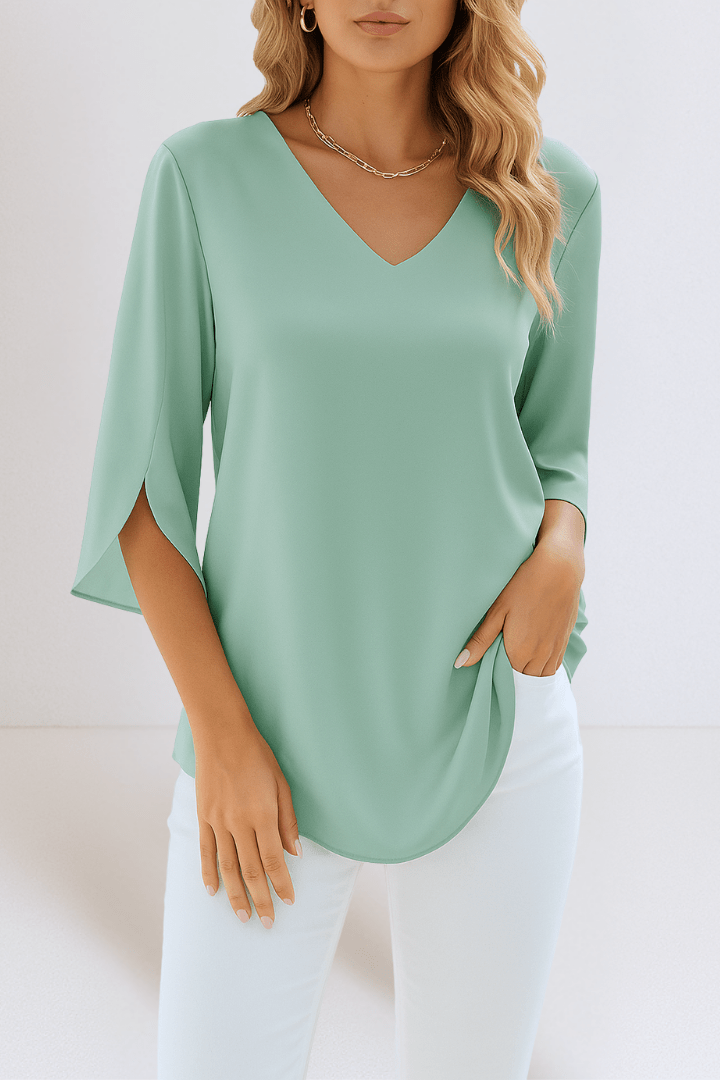 Emilie | V-hals Bluse