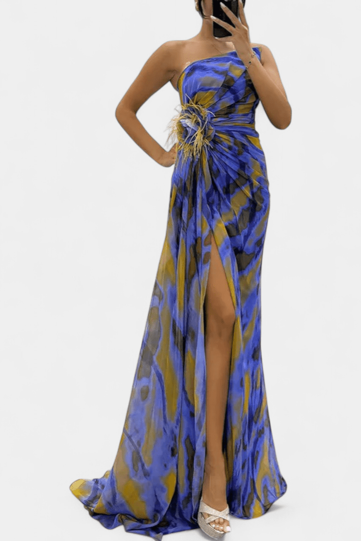 Filippa | Farverig Maxikjole