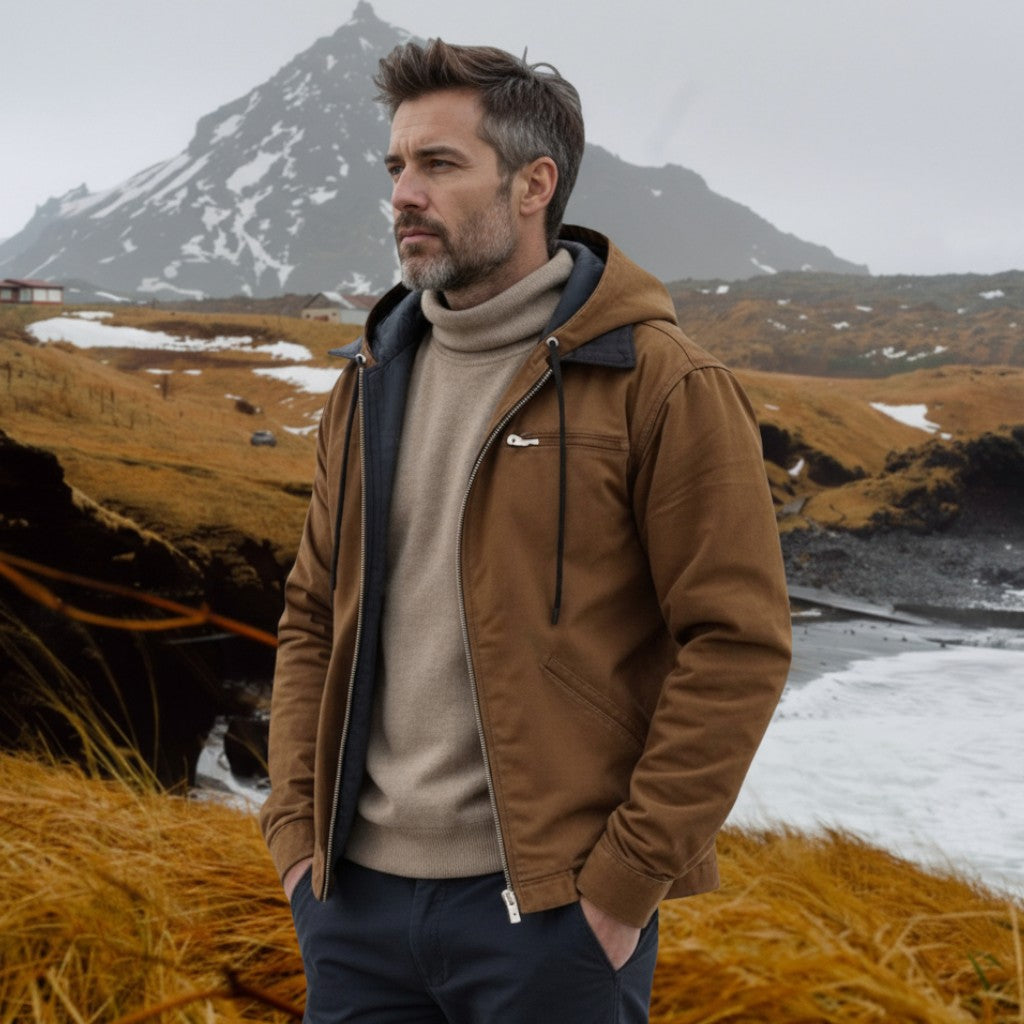 Gaspard™ | Stilfuld hættetrøje med lynlås