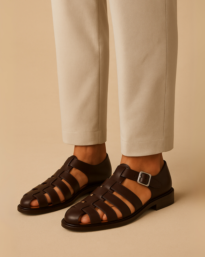 Grazio™ | Lukket Sandal med Rem