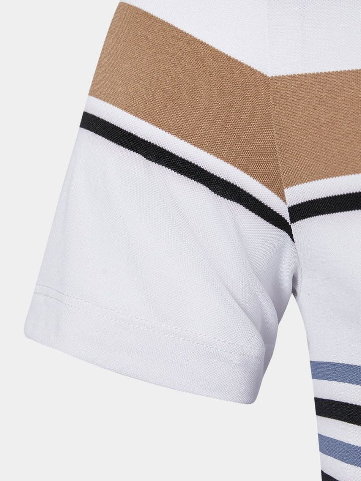 Kasper™ | Solnedgang Stribet Polo