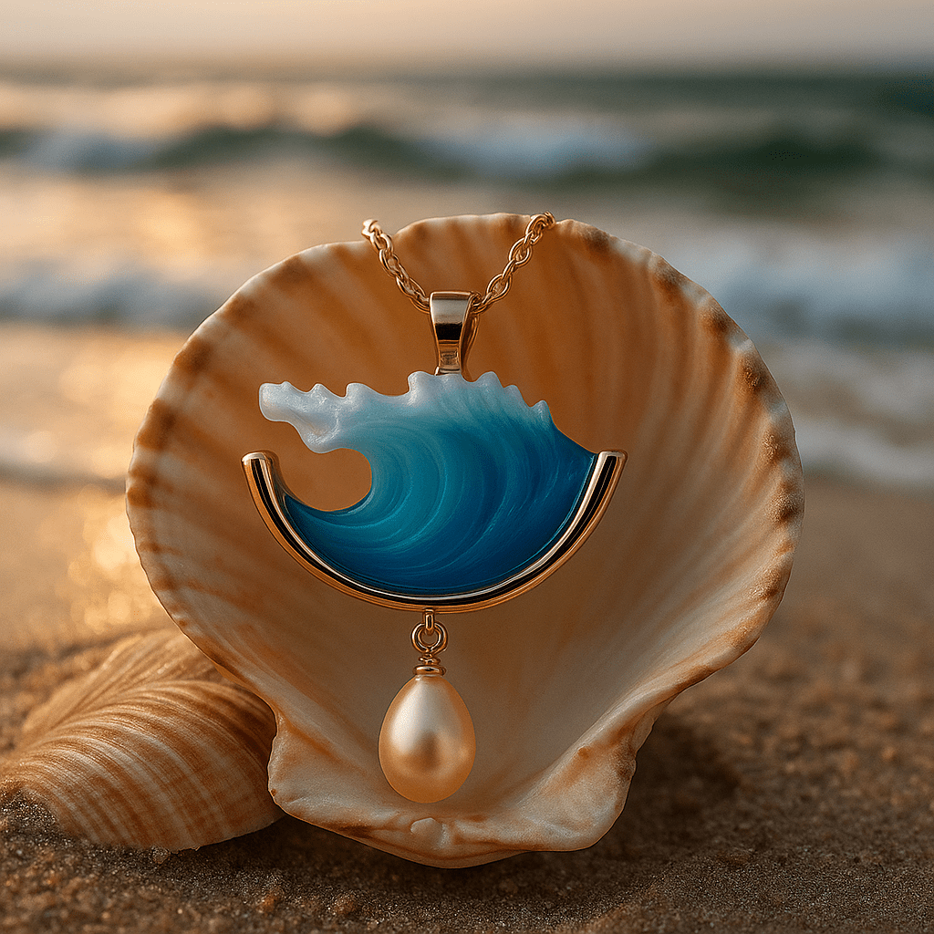 Katrine | Bølgeperle vedhæng