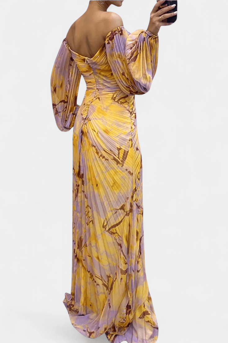 Kirstine | Plisseret Maxikjole