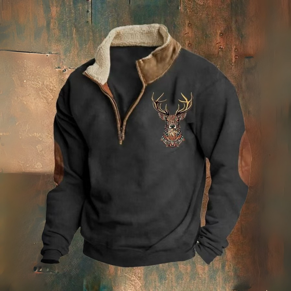 Laurent™ | Stilfuld zip-trøje