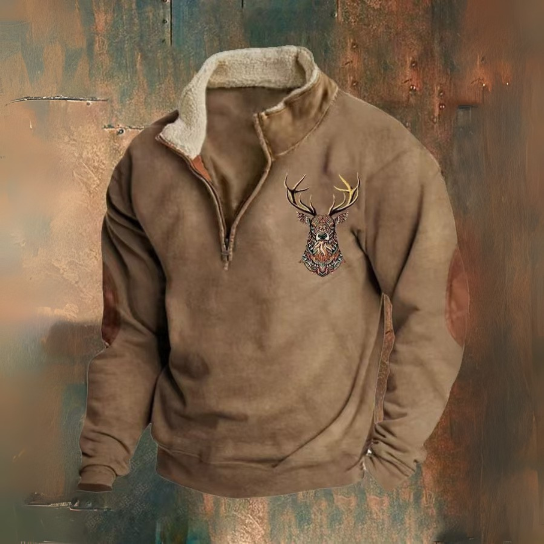 Laurent™ | Stilfuld zip-trøje