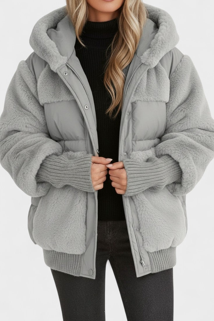 Lena™ | Luksuriøs dunjakke med hætte