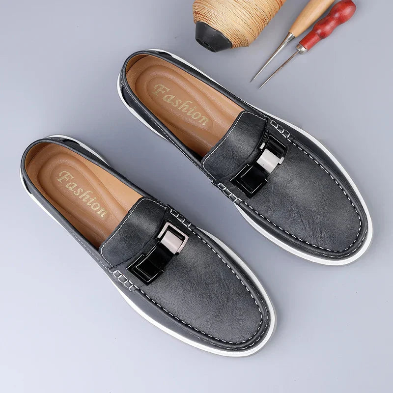 Luksus Læder Loafers