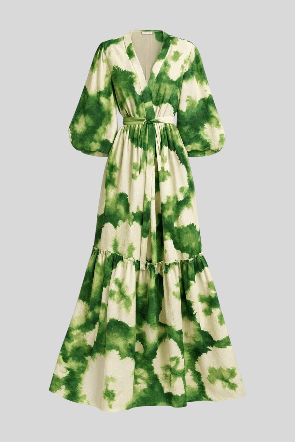 Luna | Blomstret maxikjole