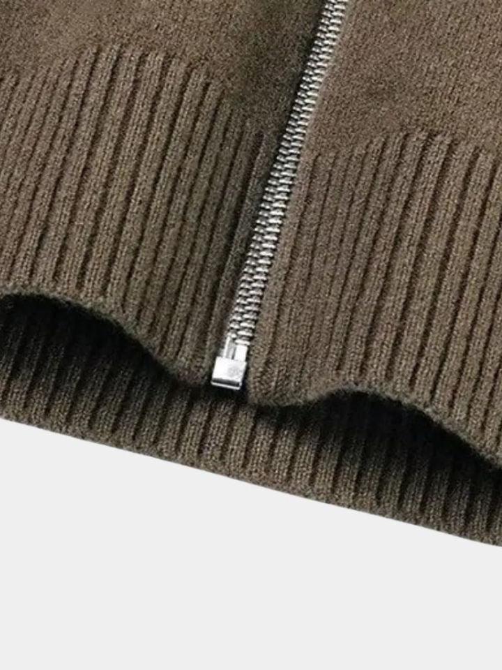 Magnus™ | Cashmere Trøje med Lynlås