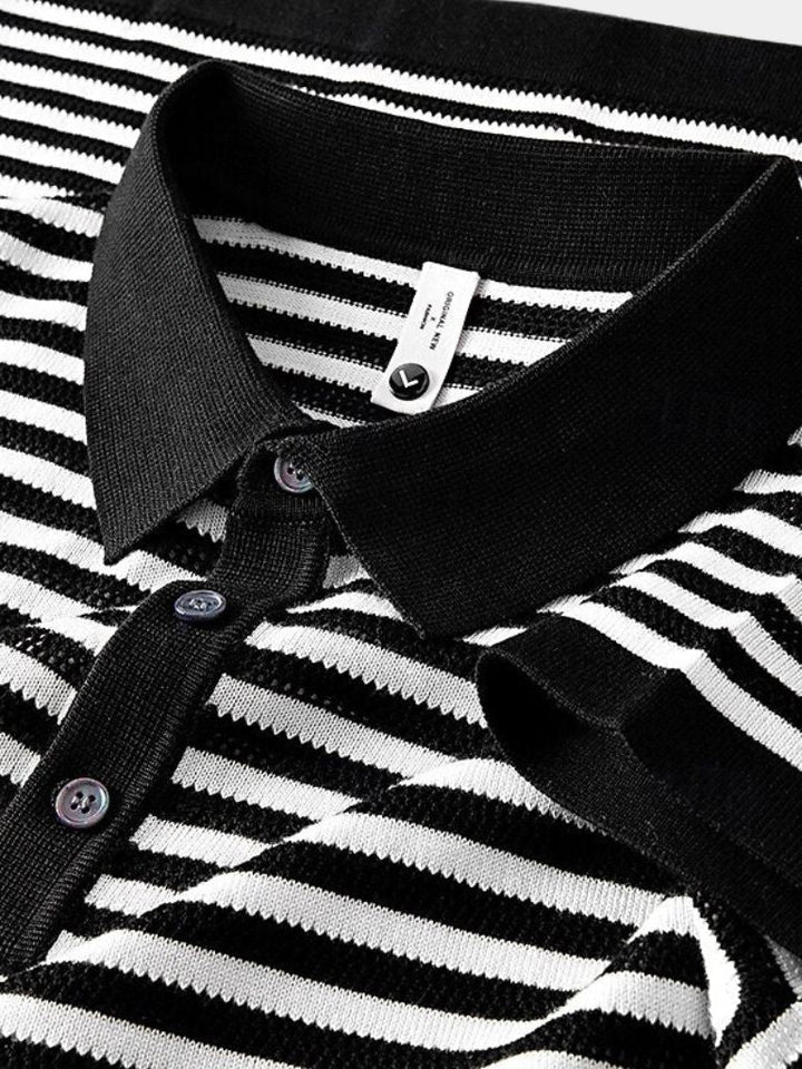 Malthe™ | Klassisk Stribet Polo