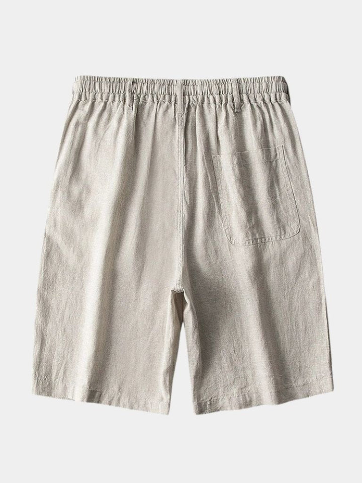 Mikkel™ | Grå Hørshorts Mariner