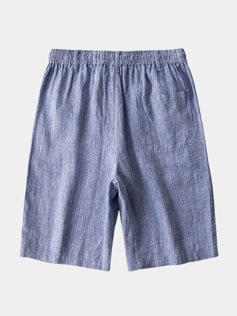 Mikkel™ | Grå Hørshorts Mariner
