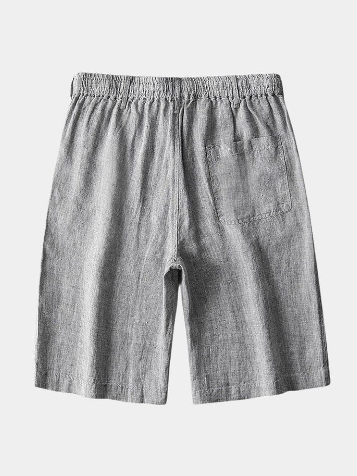 Mikkel™ | Grå Hørshorts Mariner