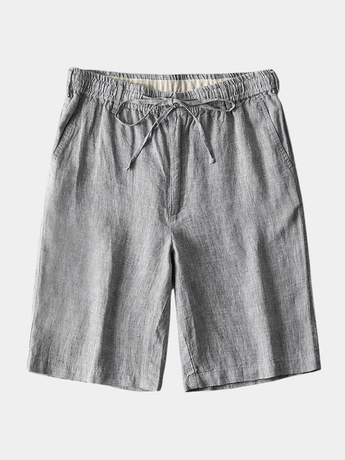 Mikkel™ | Grå Hørshorts Mariner