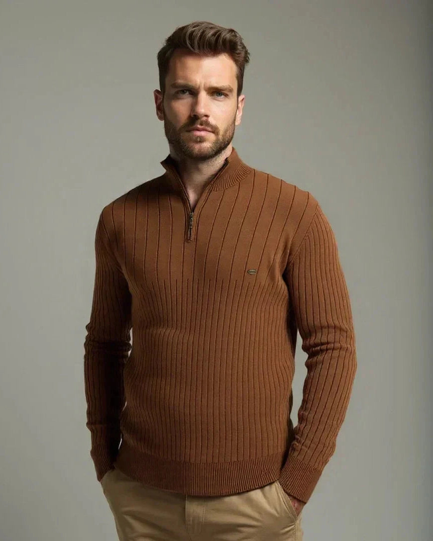 Mikkel™ | Halvzip Bomuldstrøje