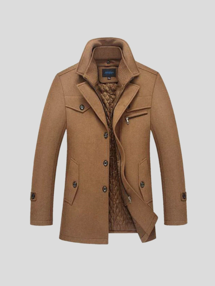 Nikolaj™ | Klassisk uld-peacoat