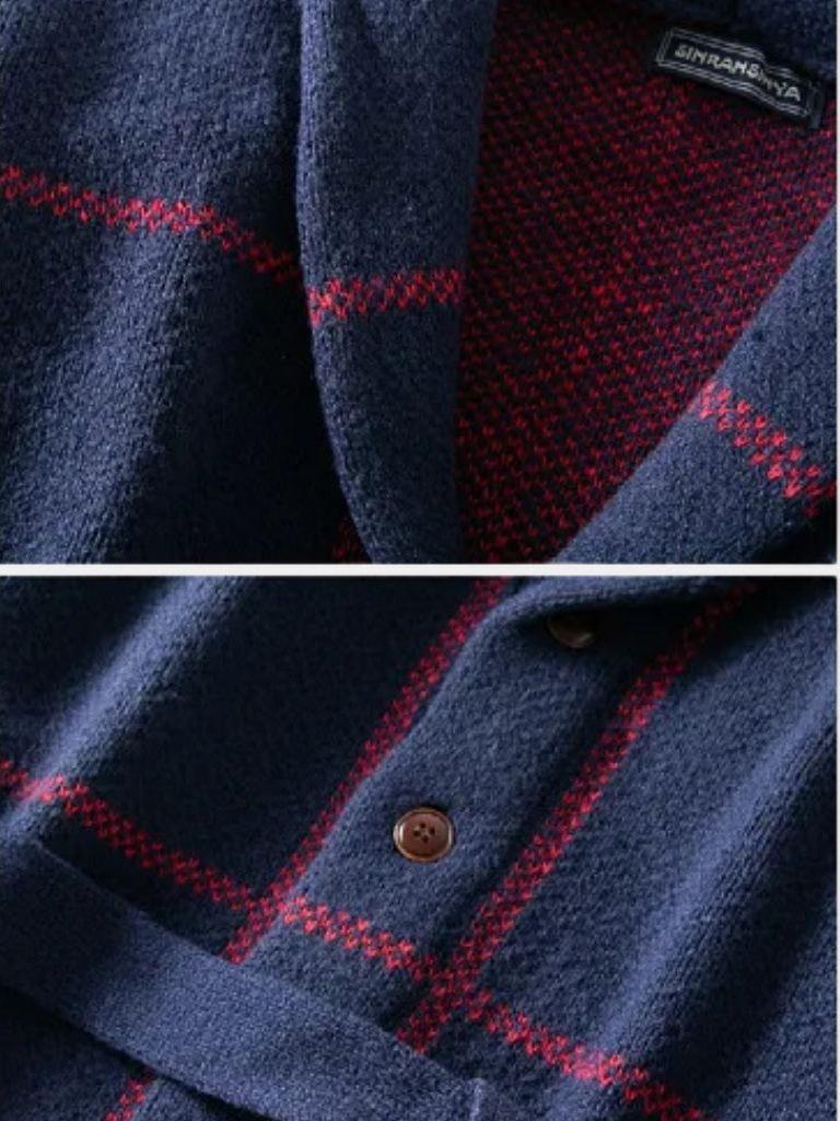 Rom™ | Strikket Frakke med Bælte