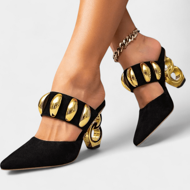 Signe | Metallpynt Sandaler