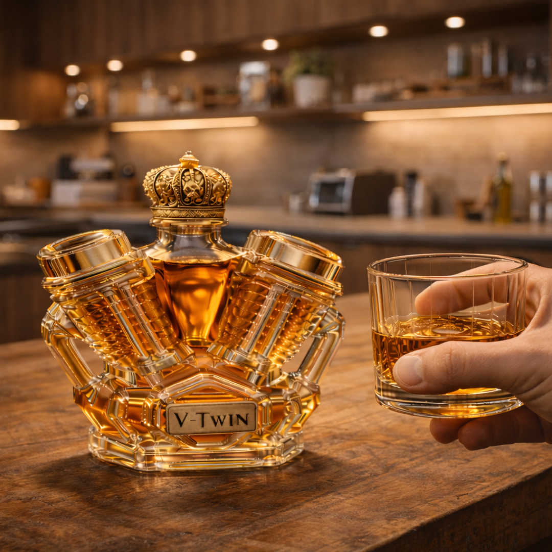 Whiskyflasker - V8 Udgave