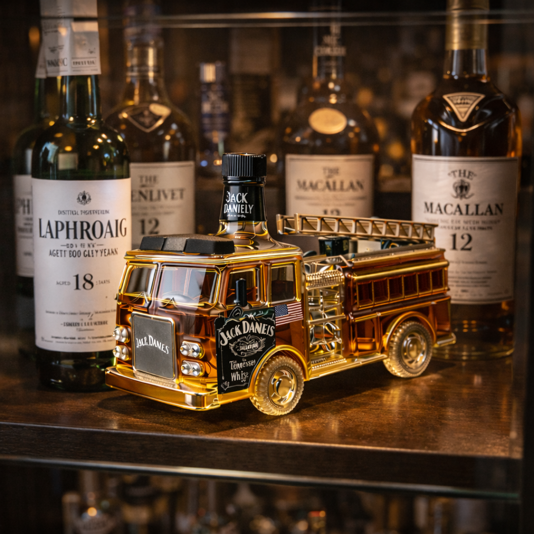 Jack Daniel's whiskyflasker - Brandmænds udgave