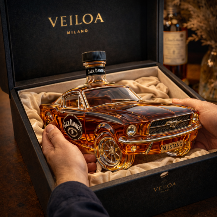 Whiskyflaske - Mustang Udgave