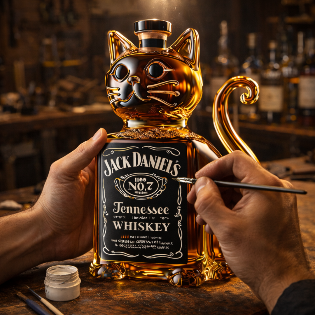 Whiskyflasker - Katteudgave