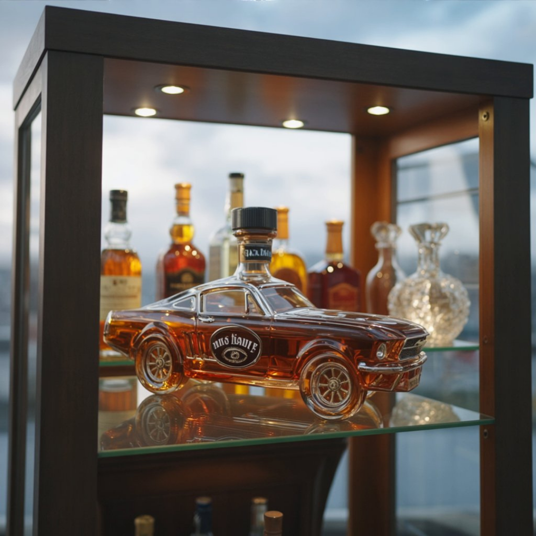 Whiskyflaske - Mustang Udgave