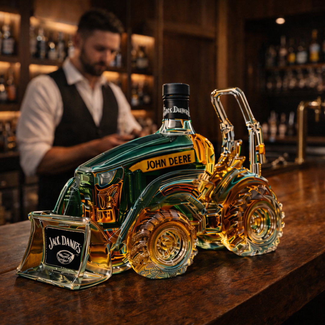 Jack Daniel's Whiskyflaske - Traktorudgave