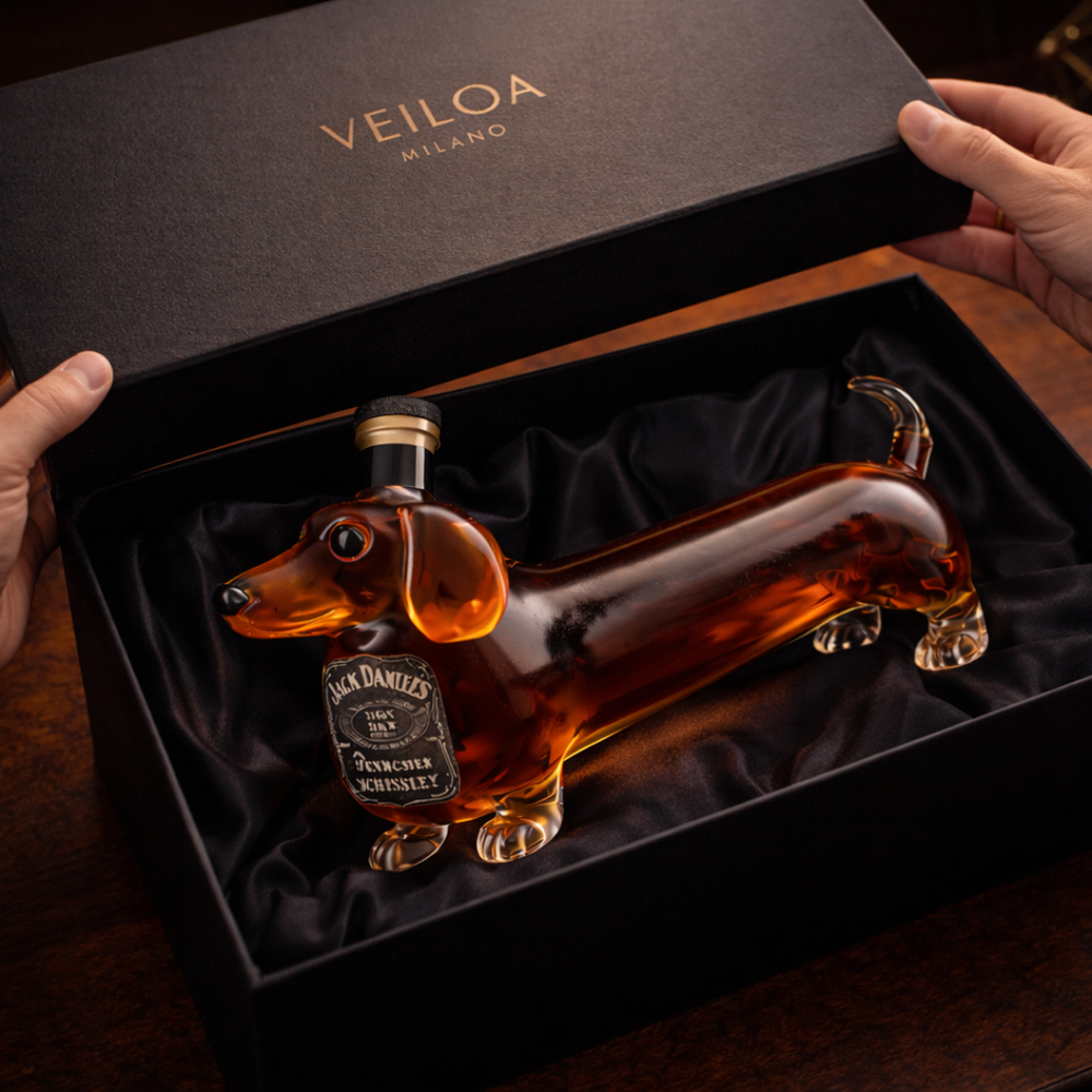Whiskyflaske Jack Daniel's - Dachshund Edition