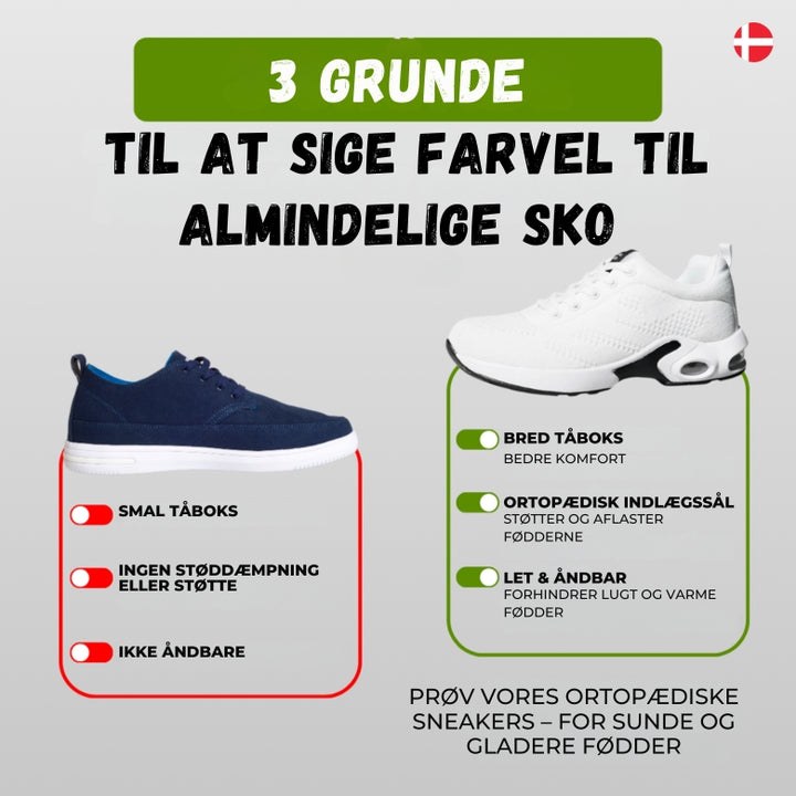 SundStep™ | Ortopædiske sneakers