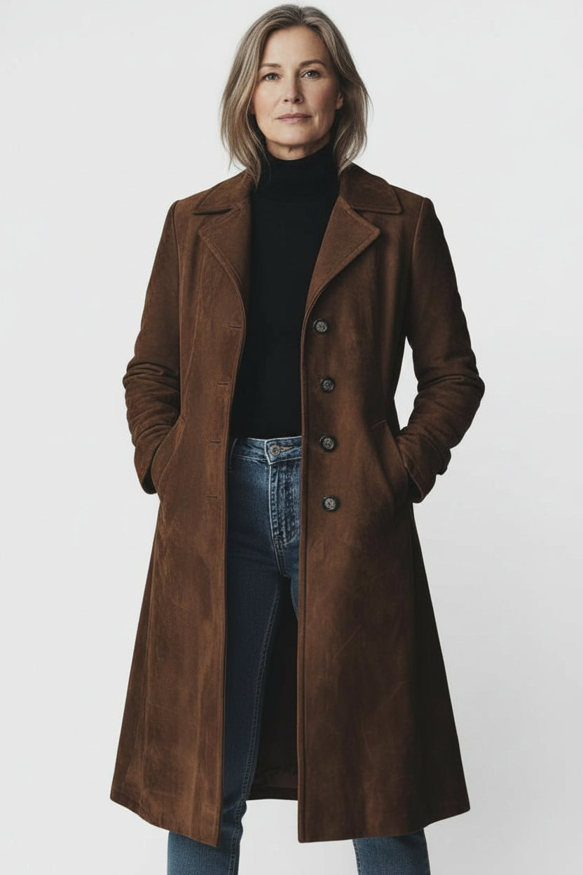 Teresa™ | Ruskinds Trenchcoat i Vintage-stil