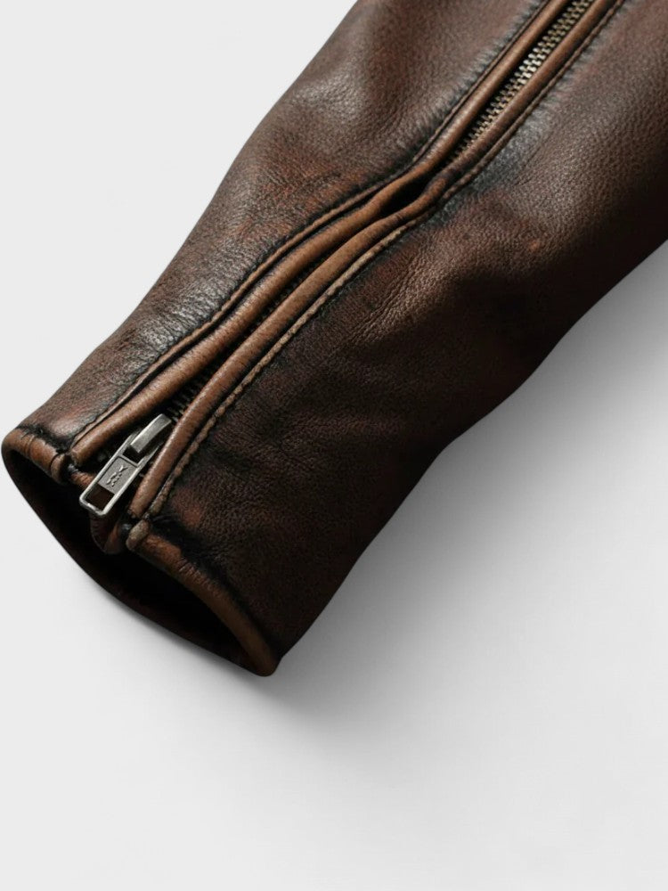 Troels™ | Premium Læderjakke